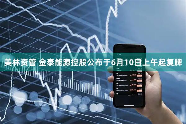 美林资管 金泰能源控股公布于6月10日上午起复牌